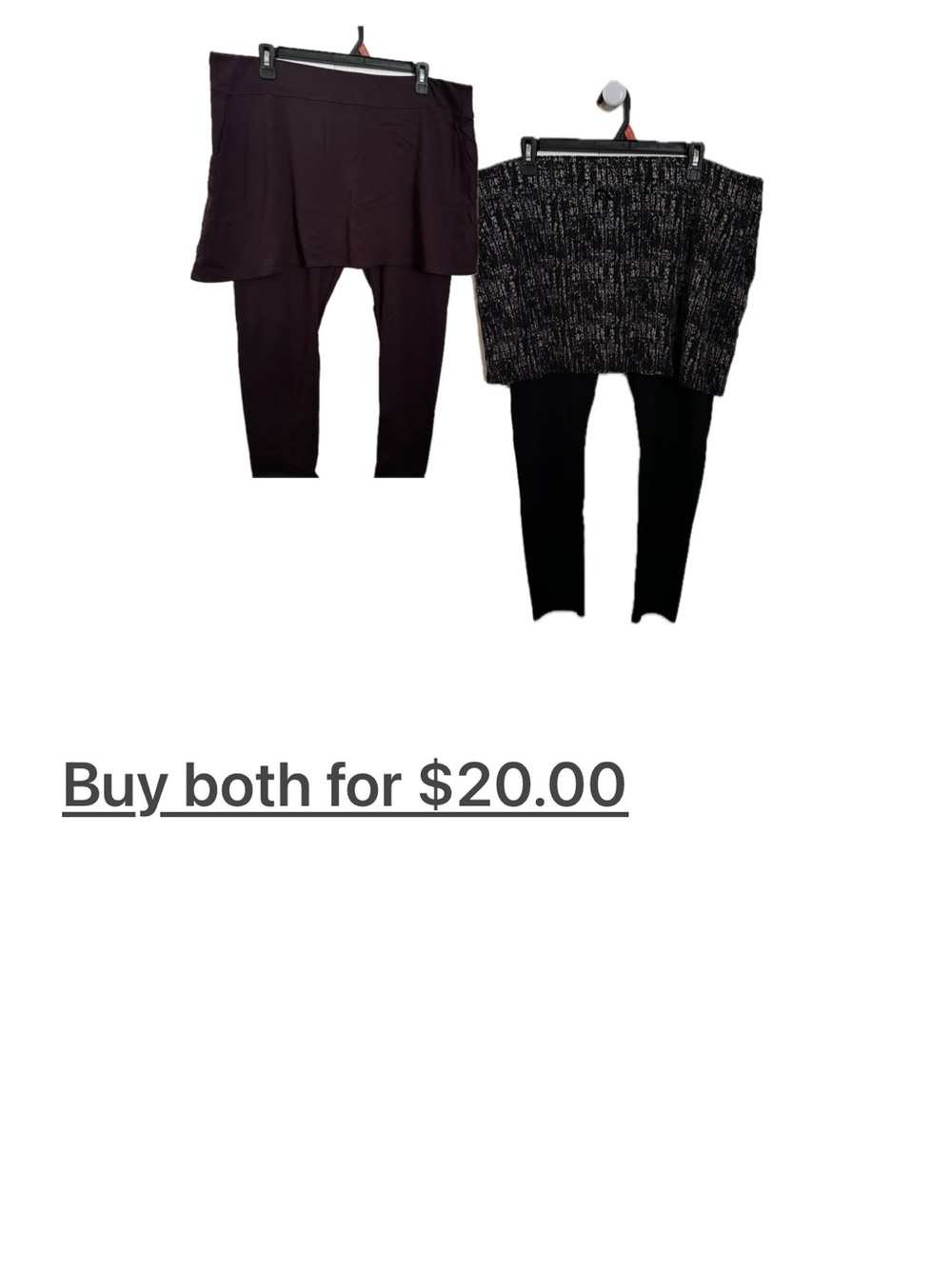 Legacy Black Skirted Leggings Duo